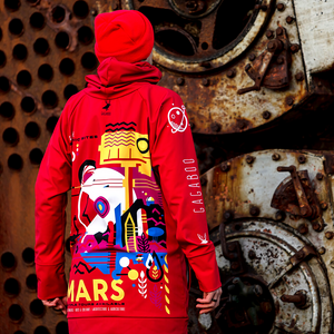 Sudadera con capucha de snowboard para hombre Mars - repelente al agua GAGABOO