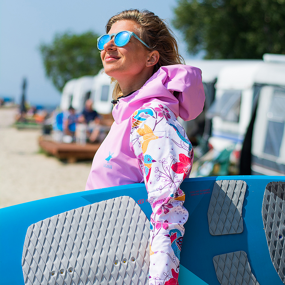 Sudadera con capucha de surf para mujer Tweet - repelente al agua GAGABOO